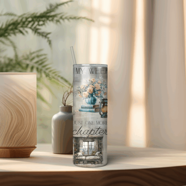 Reading is my Therapy Tumbler Wrap - Image 2